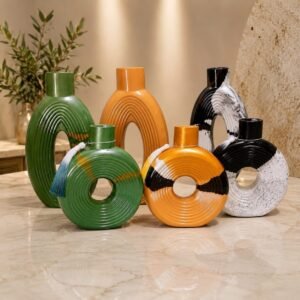 Conjunto Vaso Decorativo de Sala